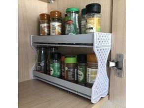 spice shelf tag pice kitchen & dining 3d print model - Mito3D