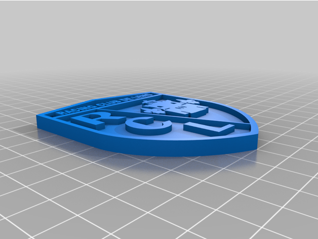 logo rcl couleur accessories foot football nord racing club lens 3D print model - Mito3D