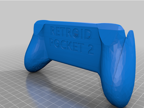 retroid bolsillo 2 francongrip vídeo juegos 3d print model - Mito3D