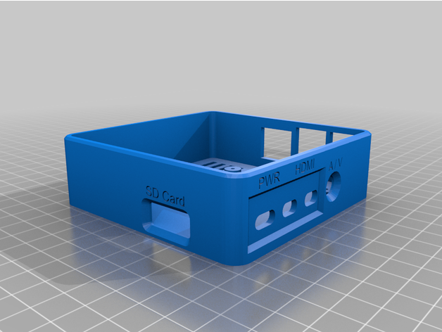 Amiga Mini Himbeere pi Fall Mantel 4 3D print model - Mito3D