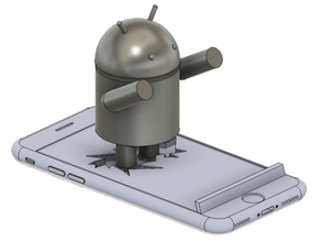 Android téléphone intelligent titulaire soutien repensé mobile 3d print model - Mito3D