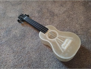 ukulélé musique guitare musical instrument instruments 3d print model - Mito3D