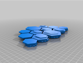 nerf hexagonal externe lien assiettes Aidez armure drollestbugle19 mécanique jouets trucs mods 3d print model - Mito3D