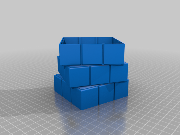 Rubik vase décor 3D print model - Mito3D