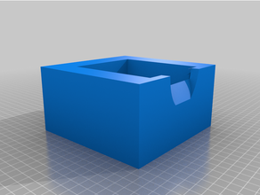 plain microphone holder containers 3d print model - Mito3D