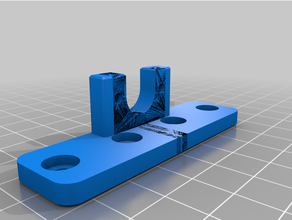 exoslide bltouch arrière monter retournable ender 5 marlin 3d imprimante pièces 3d print model - Mito3D