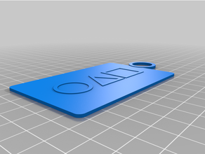 lolo aum 3d impression porte clefs calamar 3d print model - Mito3D