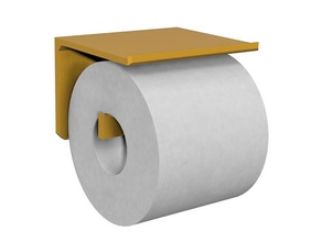 Toilette Papier Telefon Mauer Halter Unterstützung Badezimmer Toilettenpapier toilettenpapierhalter 3d print model - Mito3D