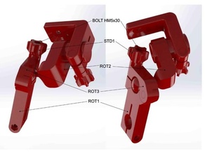 Ball Joint Kamera artikuliert Unterstützung montieren gopro 3d print model - Mito3D