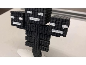 Minecraft flétrir 5 blocs sculptures cloche figures commutateur tinkercad 3d print model - Mito3D