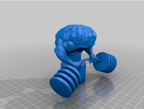 cerebro hombre esculturas 3d print model - Mito3D