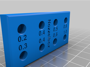 nozzelbox 3d printer accessories box duese duesenbox dse dsenbox nozzel 3d print model - Mito3D