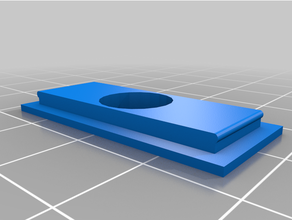buco piatto ender 3 v2 interruttore alimentazione 3d stampante parti cieco ender3 energia copertina guaina 3d print model - Mito3D