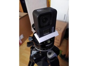 gopro 8 arca svizzero panorama adattatore telecamera montare 3d print model - Mito3D