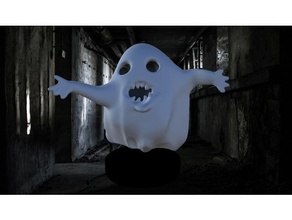 fantasma creature creatura raccapricciante Halloween modello spaventoso sculptgl foglio 3d print model - Mito3D