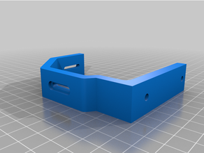 k40 laser tube adjustable console machine tools mirror mount 3d print model - Mito3D