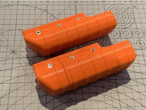 tempus fb-large batt grip sport & outdoors battery blaster foam nerf 3d print model - Mito3D
