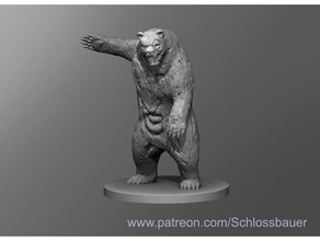 zombie bear toys & games dnd dungeons dragons tabletop 3d print model - Mito3D