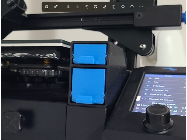 ender 3 Çekmece 3d yazıcı Aksesuarlar kabine depolama v2 3D print model - Mito3D