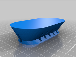 soap holder bathroom created freecad vase mode 3d print model - Mito3D