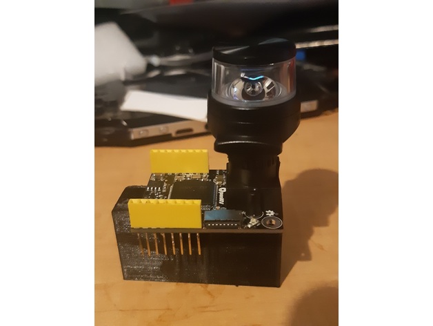 bloggie lente adattatore openmv tavola telecamera 3D print model - Mito3D