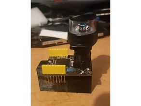 bloggie lens adapter openmv board camera 3d print model - Mito3D