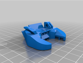 remix mk3s+ rhd nozzle fan shroud led - fixed 3d printer parts 3d print model - Mito3D