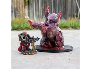 giant plague demon baby toy & game accessories 28mm chaos daemons dnd miniature halloween horror mutant nurgle 3d print model - Mito3D