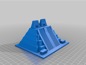 Templo Bürgermeister großartig Tempel Gebäude Strukturen uralt Azteken Zivilisation Tenochtitlan 3d print model - Mito3D