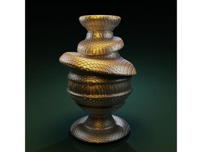 transformation vase sculptures art décor sculpture 3d print model - Mito3D