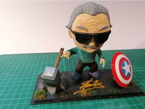 Stan Lee esculturas 3d print model - Mito3D