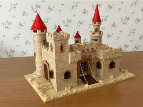 basi exin castillos serie azul costruzione giocattoli castelli 3d print model - Mito3D
