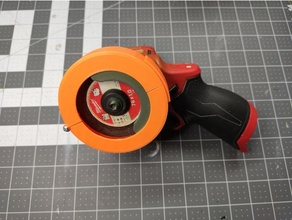 milwaukee m12 cortar herramienta disco protector herramientas ángulo amoladora corte combustible 3d print model - Mito3D