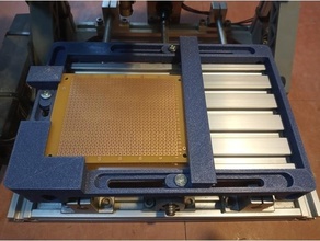 tarjeta circuito impreso montar arrasamiento cnc equipo 170x100mm partes cama máquina enrutador soporte participación nivel 3d print model - Mito3D