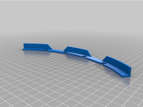 roomba parachoque reemplazo partes 3d print model - Mito3D