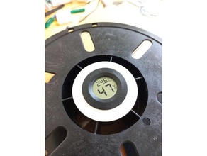 Hygrometer spulenhalter 3d Drucker Zubehör Halterung montieren 3d print model - Mito3D