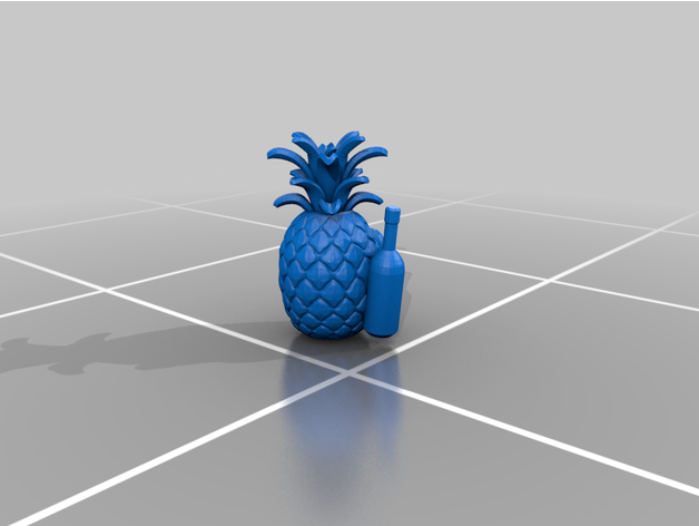 pineapple sidra food & drink fvcksapos g81 g810 llavero pia piitas pinneaple soloreales 3D print model - Mito3D