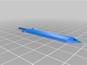 asta kılıç anahtarlık iblis avcısı avcı 3d print model - Mito3D