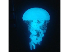 jellyfish nightglow decor glow dark 3d print model - Mito3D
