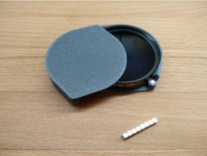 personalizzabile lente filtro Astuccio guaina cubo magneti telecamera 3d print model - Mito3D
