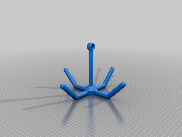 grappling hook 3d printing 3D print model - Mito3D