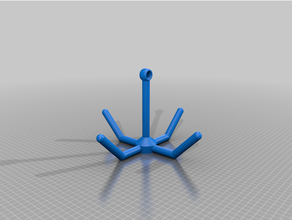 grappling hook 3d printing 3d print model - Mito3D