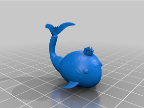 whale animals 3d print model - Mito3D