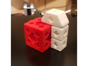 Printablok dev blok inşaat oyuncaklar 3d print model - Mito3D
