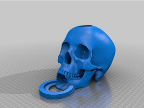 kafatası zar kule 3d baskı 3d print model - Mito3D
