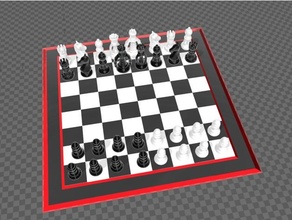 realistic checkerboard toys & games 3d print model - Mito3D