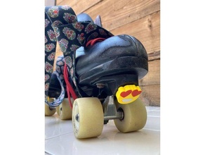 roller skate jam plugs love plug rollerskate skating toe 3d print model - Mito3D