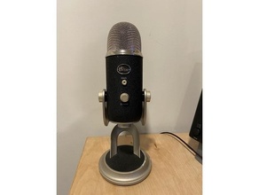 bleu yeti micro supporter espaceur l'audio microphone 3d print model - Mito3D