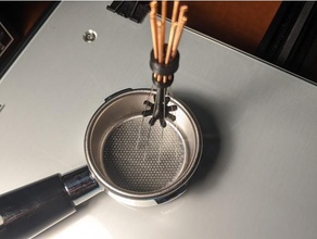 az espresso dağıtım araç wdt mutfak yemek Kahve öğütücü iğne Kulp destek 3d print model - Mito3D