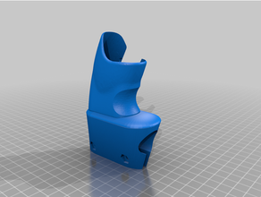 remix vr gun mount fit 21 mm pvc pipe 1 2 3d print model - Mito3D